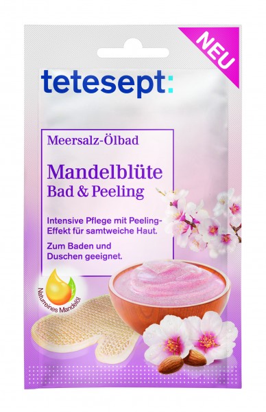 tetesept Ölbad & Peeling Meersalz Mandelblüte