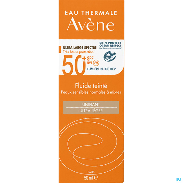 Avène Getöntes Sonnenfluid Spf 50+ 50ml