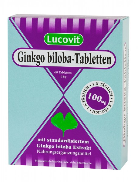 Lucovit Gingko biloba 100 mg Tabletten