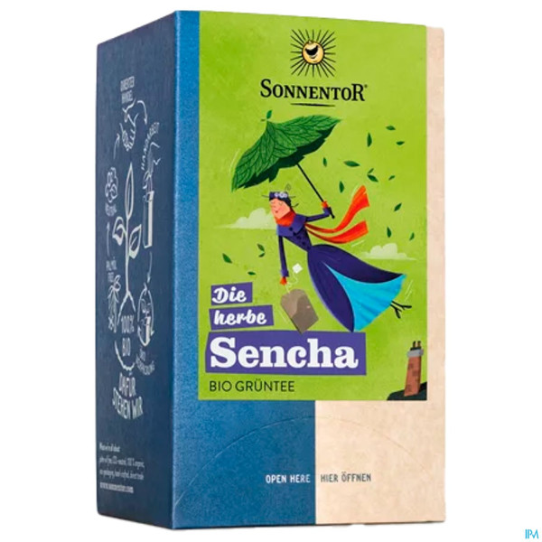 Sonnentor Tee/bio Herbe Sencha Beutel 02319 18st