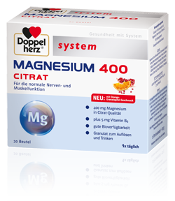 Doppelherz system Magnesium 400 Citrat