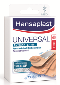 Hansaplast Universal MED antibakteriell Strips 40