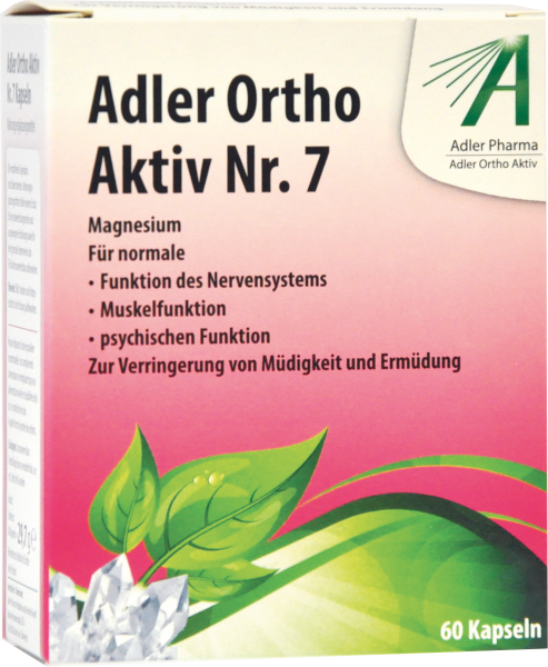 Adler Ortho Aktiv Nr. 7 Kapseln (Ernährungsphysiologische Ergänzung zu Schüßler Anwendung)