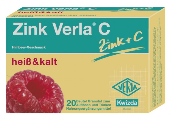 ZINK VERLA C 5 mg Granulat Himbeer