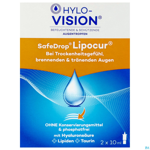 Augentropfen Hylo-vision Safe Drop Lipocur 10ml 2st