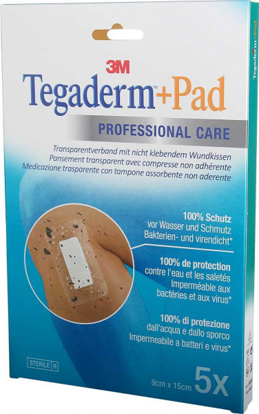 3M Tegaderm + Pad 9 x 15 cm