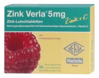 ZINK VERLA  5 mg Lutschtabletten Himbeer ZINK VERLA  5 mg Lutschtabletten Himbeer