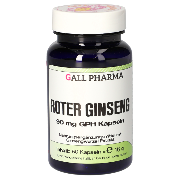 GPH Roter Ginseng 90mg Kapseln