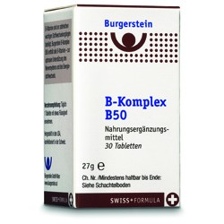 Burgerstein Vitamin B-Komplex B50 30 Tabletten