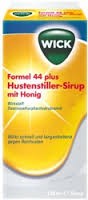 WICK Formel 44 Hustenstiller-Sirup mit Honig