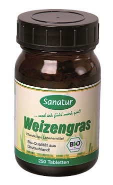 Weizen-Gras Tabletten, BIO Sanatur