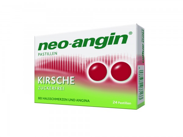 Neo-Angin Pastillen Zuckerfrei Kirschgeschmack