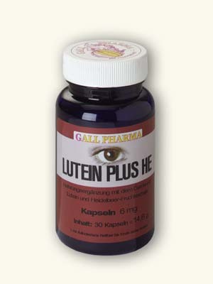 GPH Lutein 6mg plus Heidelbeer-Extrakt Kapseln