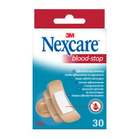 Nexcare™ Blood Stop Blutstillende Pflaster, assortiert, 30/Packung Nexcare™ Blood Stop Blutstillende Pflaster, assortiert, 30/Packung
