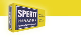 Sperti Preparation H Hämorrhoidalsuppositorium