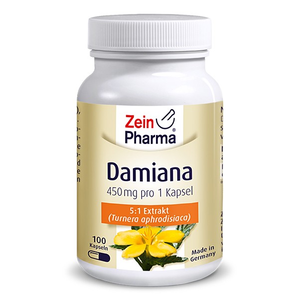 Zeinpharma Damiana 450 mg Kapseln