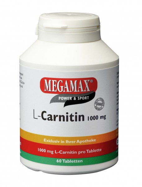 MEGAMAX L-Carnitin 1000 mg Tabletten