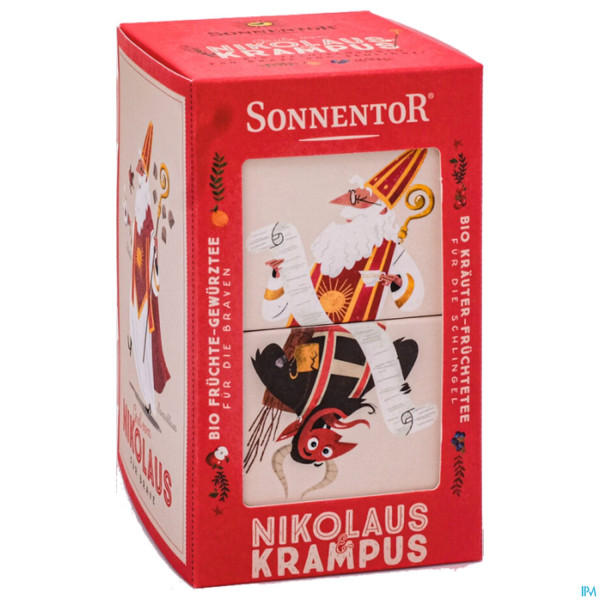 Sonnentor Tee/aufgussbeutel Bio Nikolaus+ Krampus 02323 18st