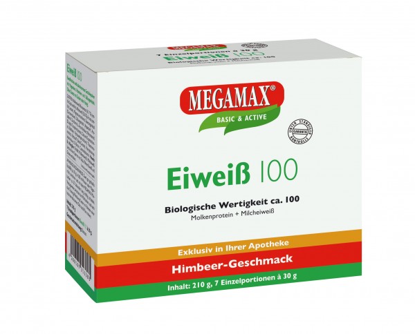 MEGAMAX Eiweiß 100 Himbeere