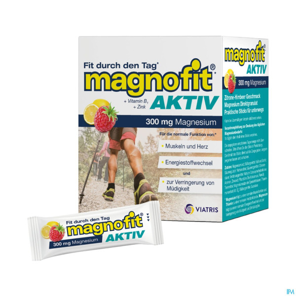 Magnofit Aktiv 300mg Stick 30st