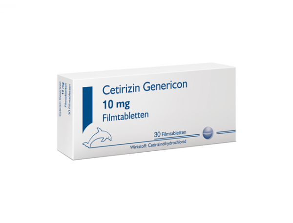 Cetirizin Genericon 10mg Filmtabletten