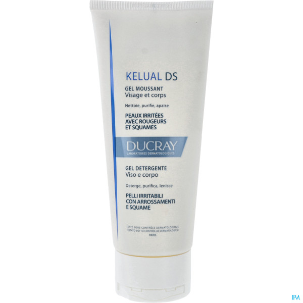 Ducray Kelual Ds Reinigungsgel Bei Seborrhoischem Ekzem 200ml