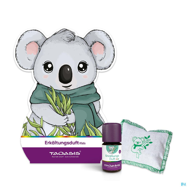 Taoasis Erkaeltungsduft Kids Duftkomposition Bio Set Duftki Pf-minze 1st