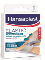 Hansaplast Elastic MED antibakteriell 1m x 8cm Hansaplast Elastic MED antibakteriell 1m x 8cm