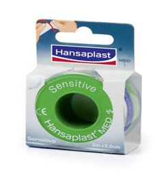 Hansaplast Sensitive Rollenpflaster 1,25cm x 5m