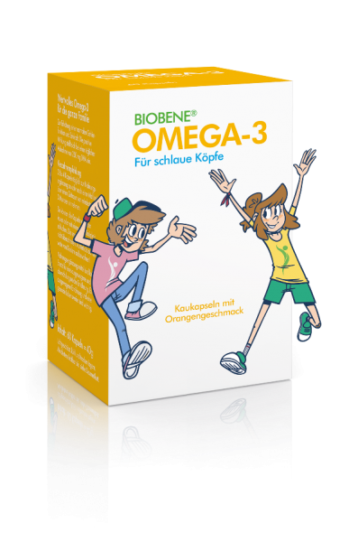 BIOBENE Omega-3 Für Schlaue Köpfe Kaukapseln