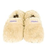 Slippies Deluxe beige Plush