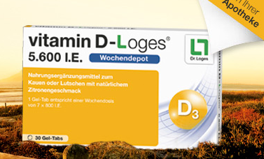 Vitamin D Loges Kautabletten 5.600 I.E.