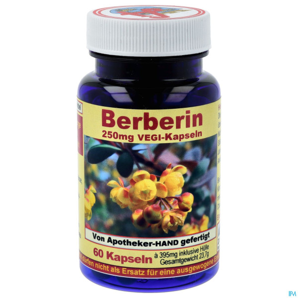 Berberin 250mg Vegikapseln 60st