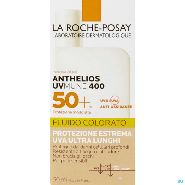 La Roche-Posay Anthelios Invisible Fluid Getönt UVMune 400 LSF 50+