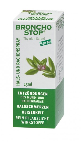 BRONCHOSTOP THYMIAN SALBEI HALS- UND RACHENSPRAY