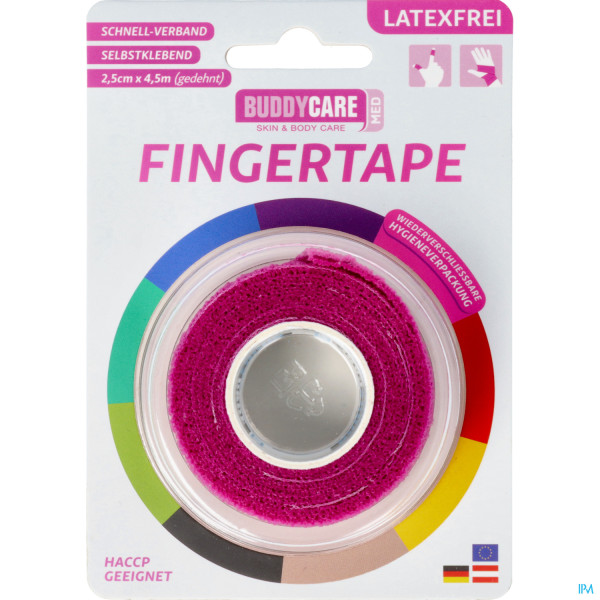 Buddycare Med Fingertape Pink