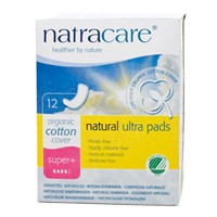 Natracare Damenbinden Ultra Super Plus mit Flügeln 12 Stück