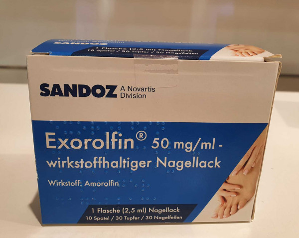 Exorolfin Nagellack gegen Nagelpilz