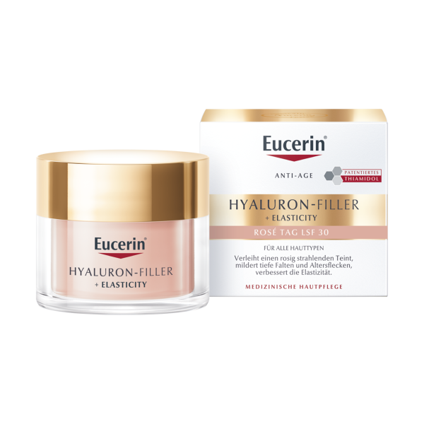 Eucerin Hyaluron Filler + Elasticity Rosé Tagespflege LSF30, 50ml