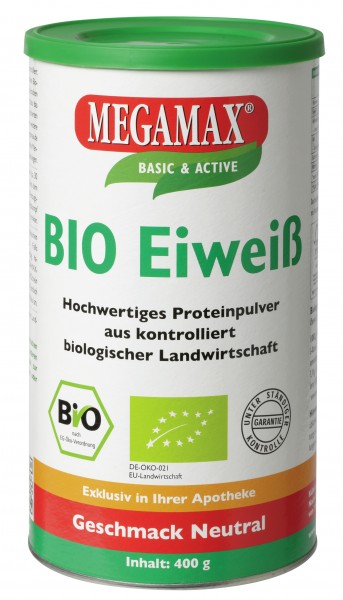 MEGAMAX Bio Eiweiss Neutral Pulver