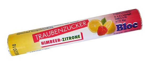 BLOC Traubenzucker Himbeer-Zitrone                                                        ROLLE