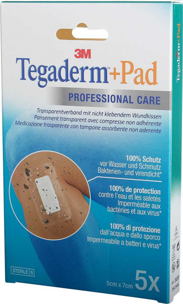 3M Tegaderm + Pad 5 x 7 cm