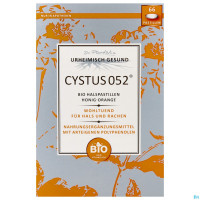 Cystus 052 Bio Halspastillen Honig Orange 66st Cystus 052 Bio Halspastillen Honig Orange 66st