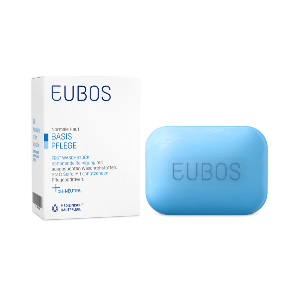 Eubos Waschstück blau 125g