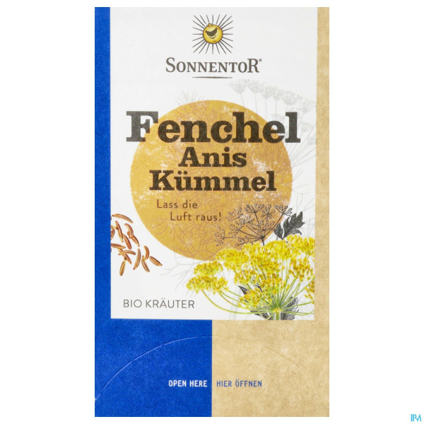 Sonnentor Kraeutertee/bio Fenchel-anis-kuemmel 02614 18st