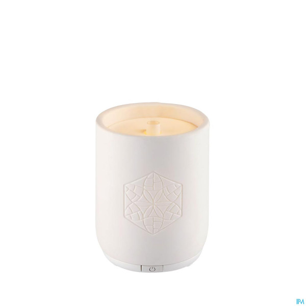 Taoasis Baldini Taocandle Keramik Weiss Mit Feelruhe 1st