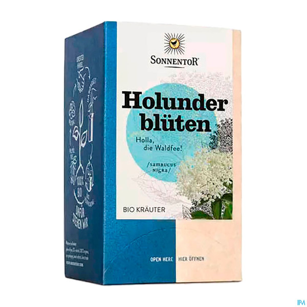 Sonnentor Tee/bio Holunderblueten Doppelkammmerbtl 02554 18st