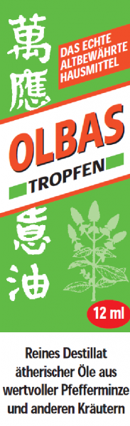 Olbas Tropfen äusserlich