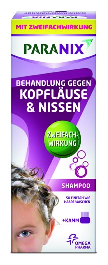 Paranix Shampoo mit Kamm