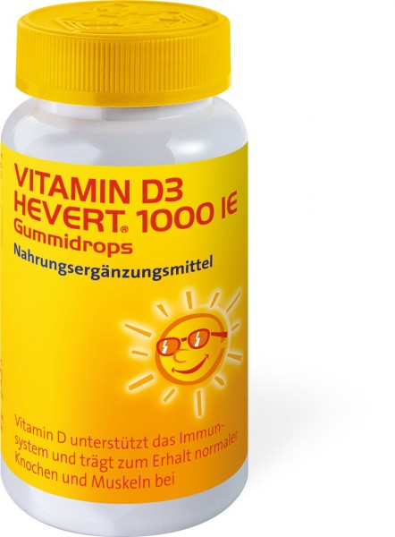 Vitamin D3 Hevert 1000 IE Gummidrops